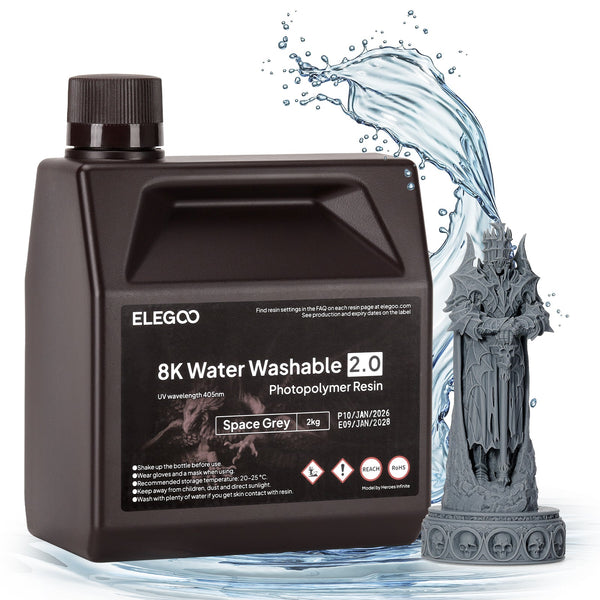 Résine lavable à l’eau 8K V2.0