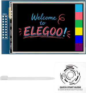 ELEGOO UNO R3 2.8 Inch Touch Screen TFT Touch Screen 320x240 with SD Card Socket with Technical Data